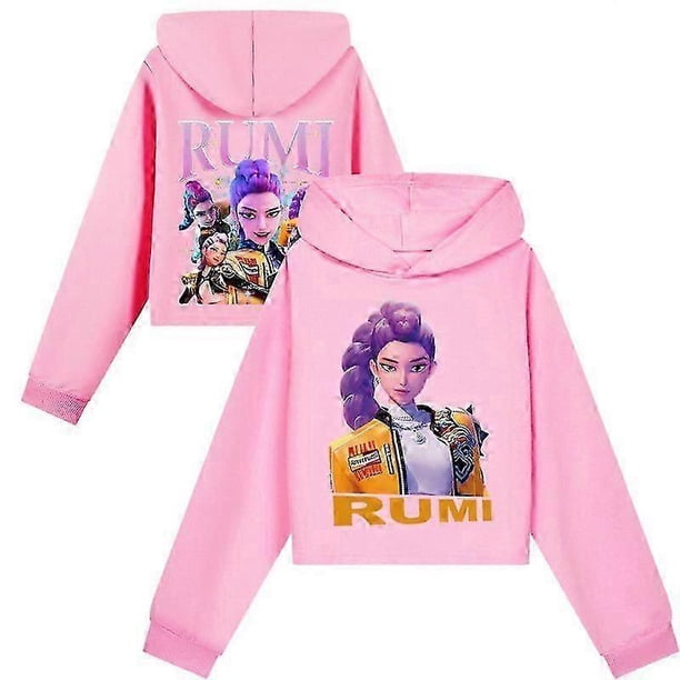 Girls Demon Hunters Hoodie Kids HUNTRX Hoody Sweatshirt Pullover Jumper Top..