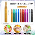 thumbnail image 2 of Bolígrafos con purpurina Fullhawl, 50 unidades, 10 ml, multicolor, para manualidades, 2 of 7