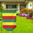 thumbnail image 2 of Ethiopian Flag Double Sided Garden Flag for Indoor Outdoor Decorations 12.5 * 18 Inches Sharp Corner, 2 of 7