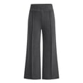 thumbnail image 3 of Girls Wide Leg Sweatpants, Casual Loose Fit Lounge Pants with Elastic Waist for School 5-16 Years, 3 of 5