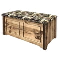 thumbnail image 2 of Pemberly Row Modern Small Transitional Wood Blanket Chest in Brown, 2 of 6
