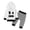 White, variant on Huanglei Toddler Kids Boys Girls Ghostface Embroidered Hoodie Striped Pants 2Pieces Children’s Clothing Suit