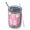 Pastel Halloween Ghost, variant on 12oz Tumblers Orange Halloween Spooky Elements Vacuum Insulated Stainless Steel Travel Tumbler Cups Mug with Lid and Straw for Beer,Coffee,Beverages with Cleaning Brush for Cold & Hot Drinks