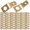 50, variant on Allio-4 Pcs 3mm Rigid Flange Shaft Coupling Motor Connector for DIY RC Models