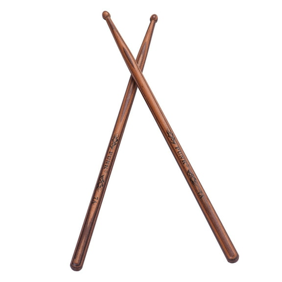 Baqueta Un par de palillos de tambor de madera 7A Palillos de tambor de madera de arce Accesorios TOMSHOO Baqueta