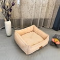 thumbnail image 3 of Soft Pet Linen Kennel Cat Dog House Bed Puppy Detachable Mat Winter Warm Dog Nest Sofa Dog Cushion Sleeping Bag Pet Supplies ShopWise Round, 3 of 8