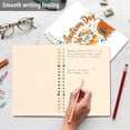 thumbnail image 4 of FORMRS 1-Subject Spiral Notebook 8" x 5" College Ruled 60 Refillable Sheet A5 Hard Cover, Big Pumpkins, 4 of 7