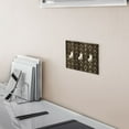 thumbnail image 5 of Yayeee Toggle Light Switch Wall Plate 2-Gang 4.56"x4.48" Decorative Outlet Cover, Black Floral Pattern, 5 of 7