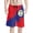 Belize Coat Of Arms, variant on Binienty Men's Board Shorts Swim Trunks With Union Jack Pattern - Quick Dry for Summer Beach Vacations and Water Sports