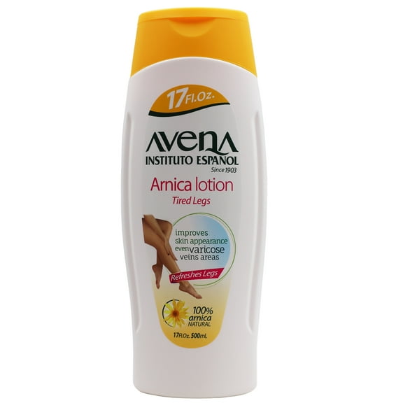 Avena Instituto Espanol Arnica Lotion Tired Legs to Refresh and Improve Skin Appearance, 17 fl oz.