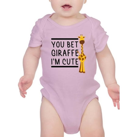 

You Bet I m Cute Bodysuit Infant -Smartprints Designs 18 Months