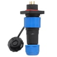 thumbnail image 2 of Enchufe impermeable IP68, conector de alimentación de aviación cuadrado, adaptador de terminal industrial SP165 (250 V, 5 A), 2 of 14