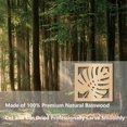 thumbnail image 4 of Tropical Leaves Wall Art Palm Leaves Decor Botanial Unfinished Wooden Monstera Leaf Laser Cut Hanging Sign Ornaments with Frame Design for DIY, 4 of 9