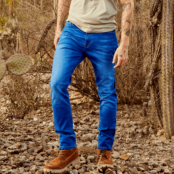 Tallas Talle 32 Jean Hombre Jeans Cimarron Para Hombre, Stretch