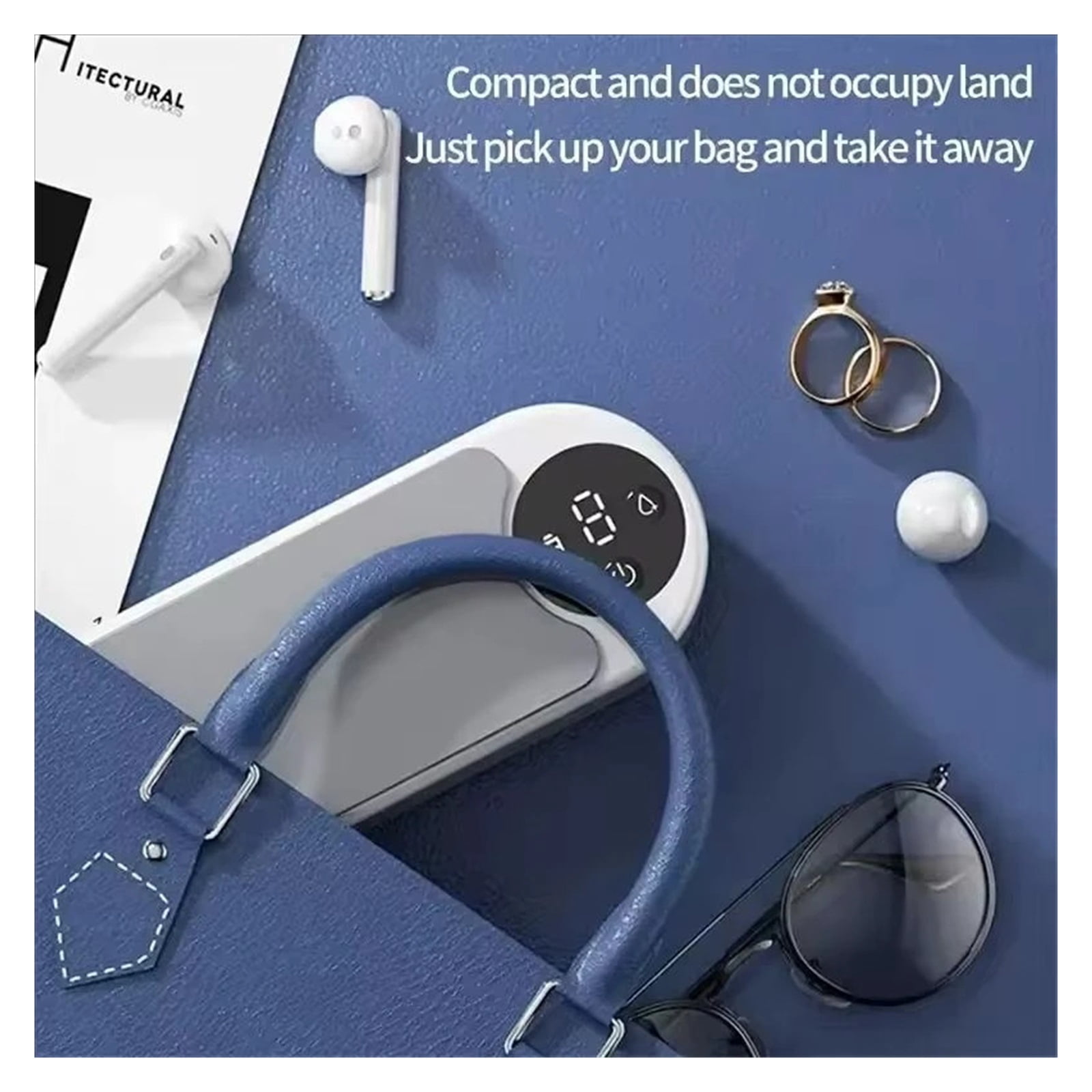 1pc Multifunctional Cleaner- 360° Deep Cleaning for Glasses, Jewelry Makeup Brushes - High-Frequency Vibration, USB Rechargeable