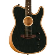 Fender Acoustasonic Player Telecaster Acoustic-Electric Guitar (Brushed Black)
