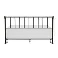 thumbnail image 4 of Hillsdale Furniture Janis Textured Black Metal Spindle Sleigh King Bed, 4 of 10