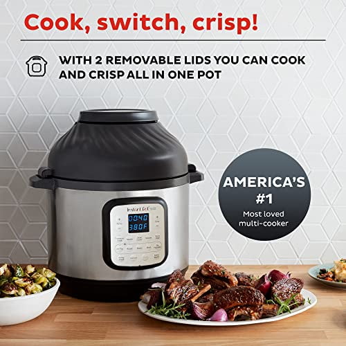 Instant Pot Duo Crisp Air Fryer Combo with Lid - Walmart.com