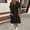 Black, variant on XiYing Dress Shirts for Men, Women's Casual Short Sleeve Button-Front Cardigan Dress, Loose Fit for Summer Beach,