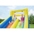 thumbnail image 4 of Bestway H2OGO! AquaRace Kids Inflatable Outdoor Water Park with Air Blower, 4 of 11