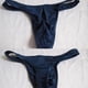 thumbnail image 5 of Delgadas Seda de de Tiro Bajo de - Azul , unico Azul oscuro Salvador Dali Ropa interior de tanga de tanga para hombre, 5 of 10