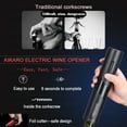 thumbnail image 4 of AIKARO Sacacorchos Electrónico Automático Abridor de Botellas de Vino Eléctrico, Funciona con Pilas (Conjunto con Base), 4 of 7