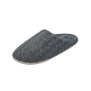YEYELE Men Soft Plush Warm Slippers Men's Anti-Slip Winter Indoor House Shoes Slip on Anti-skid Sole Soft Slippers
