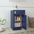 thumbnail image 3 of Vanity Art 15" W Birch Plywood Freestanding Single Base Storage Cabinet with Soft Close Door, 3 of 9