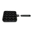 thumbnail image 1 of Máquina para hacer bolas de pulpo Takoyaki, máquina para hacer takoyaki, placa de cocina, herramienta para hornear, placa para parrilla de pulpo, 16 hoyos Macarena Sartén Takoyaki, 1 of 8