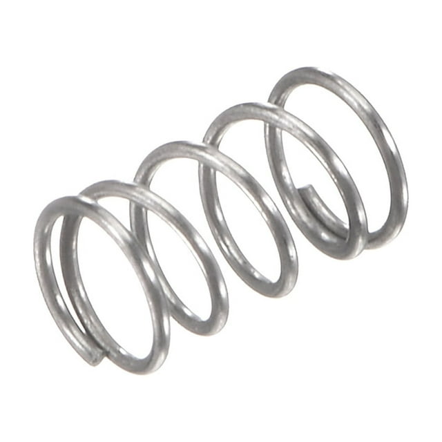 Unique Bargains 3mmx0.3mmx5mm 304 Stainless Steel Compression Spring 2N Load Capacity, 30pcs