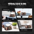 thumbnail image 7 of Fuzoiu Bald Eagle Soldier Print Tissue Box Cover, PU Leather Tissue Holder,Decorative Facial Paper Organizer for Bathroom Living Room Bedroom Countertop Office Desk Car Home, 7 of 7