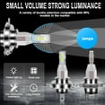 thumbnail image 4 of For Toyota Sequoia 2001-2007 2x LED Headlight Bulbs Combo Kit 6000K, 4 of 10
