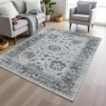 thumbnail image 6 of Dalyn Rugs Machine Washable Indoor/Outdoor Chantille Blue 10' x 14' Rug, 6 of 9