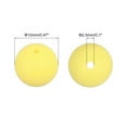 thumbnail image 2 of Uxcell 50 Pack 12mm Silicone Beads, Round Loose Rubber Bead for DIY Beige, 2 of 7