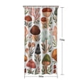 thumbnail image 5 of Colorful Mushroom Leaf White Pattern Shower Curtain 36"x72" ,Bathroom Decorative Shower Curtains Set with 12 Hooks,Modern Waterproof Washable Shower Curtain, 5 of 6