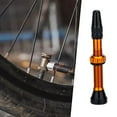 thumbnail image 4 of Vástago de Válvula Presta Sin Cámara de Bicicleta Macarena Naranja 40mm 60mm, 4 of 8