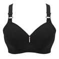 thumbnail image 4 of Wireless Lightly Lined Comfort Bra Full Coverage Plus Size Underwire Bras Underoutfit Comfort Shaping Bra Light Wireless T-Shirt Bra, 4 of 4