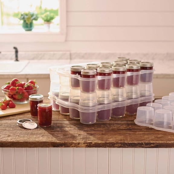 Roots & Harvest SafeCrate Jelly Jar Storage Container (20 Jar Capacity) 1643