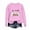 Pink, variant on Spooky Season Women's Sweatshirt, Halloween Ghost Print Oversized Crewneck, Fall Winter Fashion Pullover Top, Casual Long Sleeve Pullover, Cute Holiday Outfit Cute Para Mujer Red XL