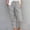 *Gray, variant on ClodeEU Women's Slim Pencil Pants Cotton Linen Sweatpants,Drawstring Soft Cropped Pants with Elastic Waist Army Green,Womens Plus S