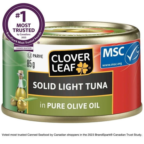 Clover Leaf Solid Light Tuna In Olive Oil, 85 g
