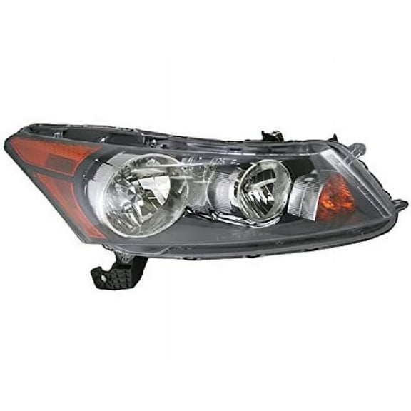 Right Passenger Side Headlight Assembly - Compatible with 2008 - 2012 Honda Accord 2009 2010 2011