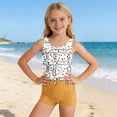thumbnail image 3 of CHENge Toddler Swimsuit Girl 3t Trendy Floral Breathable Upf 50+ One Piece Cut Out Bathing Suit Adjustable Straps Ruched Girls' Swimwear 9-16y, 3 of 6