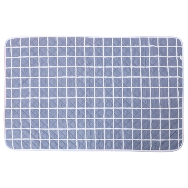 KAKOWELY Protège-Matelas Antidérapants Lavables Grand Alèse Imperméable Absorbante Protection contre l'Énurésie pour Adultes Protège-Matelas Réutilisable à Carreaux 47.24"X31.5"X0.2"