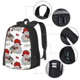 thumbnail image 2 of Balery Rabbit And Hedgehog Mochila para hombre y mujer - Tela Oxford 600D resistente - Gran capacidad, resistente al agua, ideal para la escuela, viajes y senderismo, 2 of 5