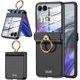thumbnail image 1 of wonima11 for Motorola Razr 2024 Case with Ring Holder, All-Inclusive Case with Rear Screen Protector Hinge Protection Hard PC Scratch-Resistant Protective Cover for Motorola Razr 50 2024 Black, 1 of 1