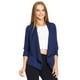 thumbnail image 1 of Saco Blazer Mujer Juvenil Moda Casual Formal Azul Marino azul M Incógnita 550372, 1 of 5