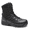 BLACK-LEATHER-STEEL, variant on Men's Military Tactical Work Boots Side Zipper Leather Motorcycle Combat Boots