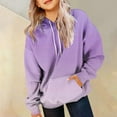 thumbnail image 2 of Ketyyh-chn99 Hoodies for Teens Crop Top Hoodie Hoodie Kids Hoodies Girls' Sweaters Sweatshirt Cute Graphic Tees for Teen Girls Clothes Trendy Girl Shirt Size for 9-10 Years,Purple, 2 of 6