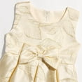thumbnail image 4 of Otqutp Holiday Dress for Flower Girls Child Girls Sleeveless Pageant Dress Birthday Party Kids Leaf Embroidery Prints Bowknot Gown Dress 2-10 Years(A,5-6 Years), 4 of 8